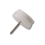 Padukai įkalami baldams, balti/20mm