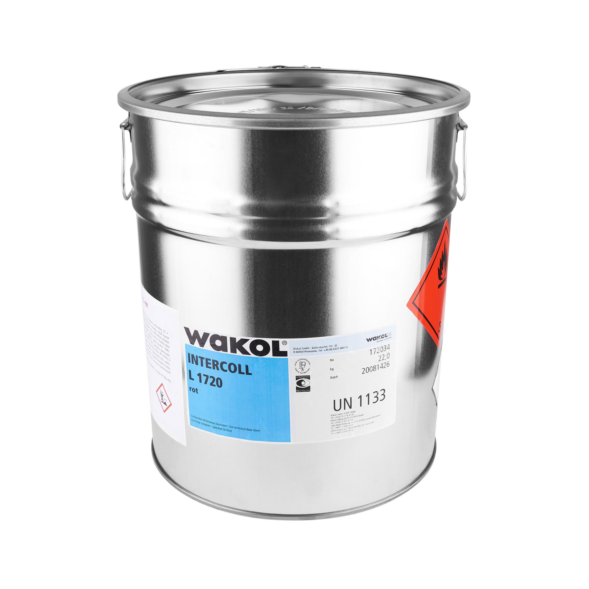 INTERCOLL L 1720 _ SPECTRA Klijai Intercoll L1720 red 170 kg - Image 1